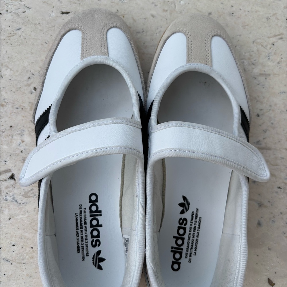 Adidas Samba Jane white/alumina/black US 8.5 - Picture 3 of 6